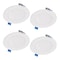 Halo Halo HLB Lite Matte White 4 in. W LED Canless Recessed Downlight 10.1 W, PK4 HLBSL4069FS354P - alternate 1